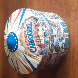 Hershey Park Carrousel vintage metal tin
